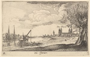 Speyera, 1635. autorstwa Wenceslaus Hollar