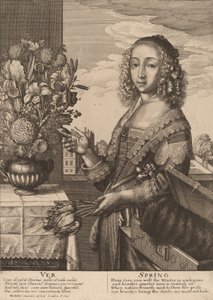 Wiosna, 1641. autorstwa Wenceslaus Hollar