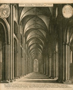 Katedra św. Pawła w Londynie autorstwa Wenceslaus Hollar