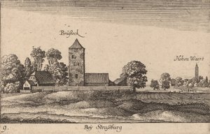 Strasburg, 1635. autorstwa Wenceslaus Hollar