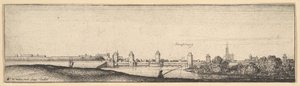 Strasburg, 1642-44. autorstwa Wenceslaus Hollar