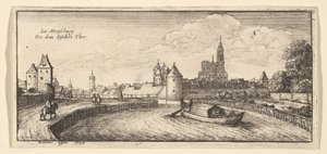 Strasburg, 1663-65. autorstwa Wenceslaus Hollar