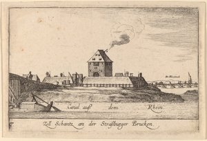Strasburg: Urząd Poboru Opłat autorstwa Wenceslaus Hollar
