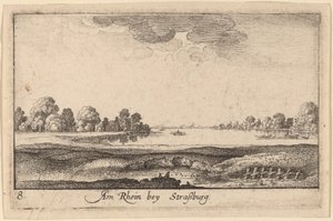 Strasburg: Urząd Poboru Opłat autorstwa Wenceslaus Hollar