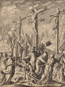 Ukrzyżowanie. autorstwa Wenceslaus Hollar