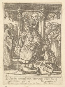 Cesarz, z Tańca Śmierci, 1651.