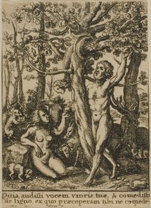Ogród Edenu autorstwa Wenceslaus Hollar