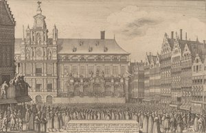 Pokój Munster, 1641. autorstwa Wenceslaus Hollar