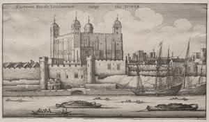 Wieża w Londynie. autorstwa Wenceslaus Hollar