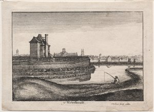 Waterhouse, 1665. autorstwa Wenceslaus Hollar