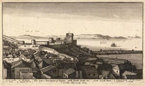 Dolna wewnętrzna część Tangeru autorstwa Wenceslaus Hollar
