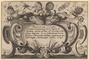 Strona tytułowa autorstwa Wenceslaus Hollar