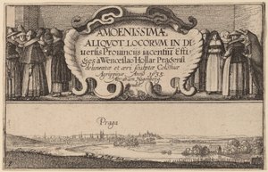 Strona tytułowa autorstwa Wenceslaus Hollar
