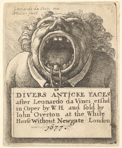 Strona tytułowa, Divers Anticke Faces, 1677. autorstwa Wenceslaus Hollar