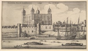 Tower of London, 1625-77. autorstwa Wenceslaus Hollar