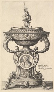 Kubek z dwoma uchwytami, 1646. autorstwa Wenceslaus Hollar