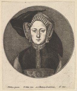 Nieznana kobieta, 1647. autorstwa Wenceslaus Hollar