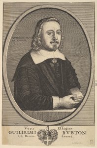 Vera Effigies Guilielmi Burton L.L. Matura, 1657-58. autorstwa Wenceslaus Hollar