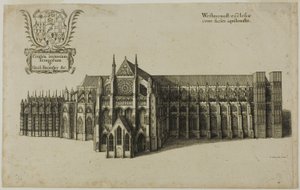 Widok z kościoła North Westminster autorstwa Wenceslaus Hollar