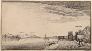 Widok na Lewenberg autorstwa Wenceslaus Hollar