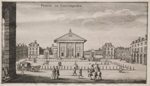 Widoki na Londyn: Piazza w Covent Garden autorstwa Wenceslaus Hollar