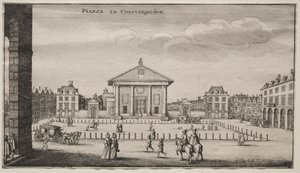 Widoki na Londyn: Piazza w Covent Garden. autorstwa Wenceslaus Hollar
