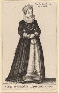 Ślubna Dziewica Tiguri autorstwa Wenceslaus Hollar