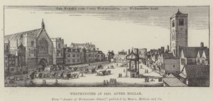 Westminster w 1650 autorstwa Wenceslaus Hollar