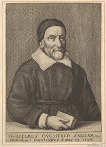 William Oghtred, 1644. autorstwa Wenceslaus Hollar