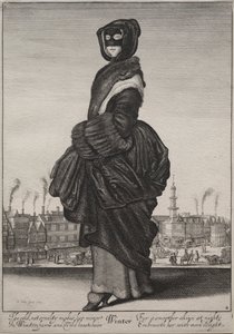 Zima autorstwa Wenceslaus Hollar