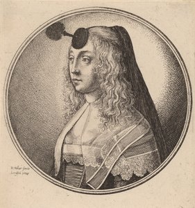 Kobieta z Antwerpii, 1643. autorstwa Wenceslaus Hollar