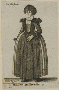 Kobieta z Bazylei autorstwa Wenceslaus Hollar