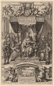 Strona tytułowa do "Filozofii Wszechświata" autorstwa Wenceslaus Hollar after Abraham van Diepenbeeck