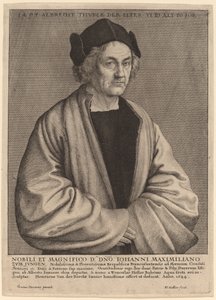 Ojciec Albrechta Durera autorstwa Wenceslaus Hollar after Albrecht Dürer
