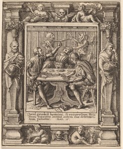 Gracze autorstwa Wenceslaus Hollar after Hans Holbein the Younger after Abraham van Diepenbeeck