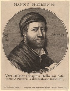 Hans Holbein Młodszy autorstwa Wenceslaus Hollar after Hans Holbein the Younger