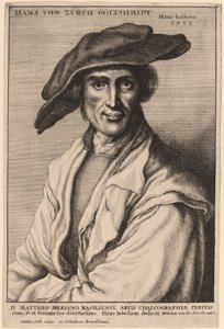 Hans von Zurch, złotnik autorstwa Wenceslaus Hollar after Hans Holbein the Younger