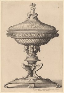 Ozdobna Czara autorstwa Wenceslaus Hollar after Hans Holbein the Younger