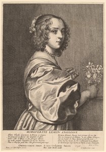 Małgorzata Cytryna autorstwa Wenceslaus Hollar after Sir Anthony van Dyck