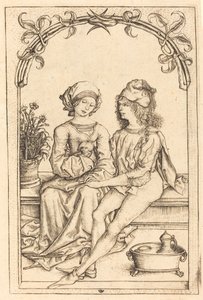 Kochankowie autorstwa Wenzel von Olmutz after Master of the Housebook