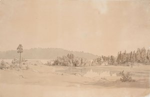 Zatoka Näsijärvi autorstwa Werner Holmberg