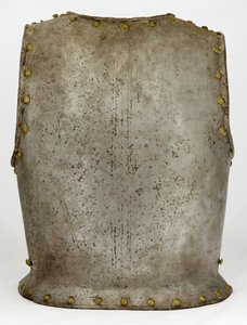 Płyta tylna, ok.1650-1700 (stal i mosiądz) autorstwa Western European School