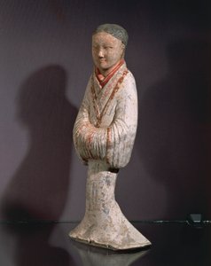 Dama w pozycji stojącej (terakota)