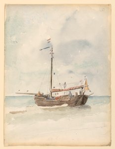 Holenderska barka, 20 sierpnia 1887 r. autorstwa Whitney Warren Jr.