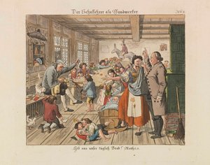 Nauczyciel jako rzemieślnik, 1825. autorstwa Wiessner