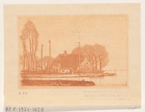 Dom na wodzie w Oude Wetering De Oude Wetering (tytuł oryginalny)