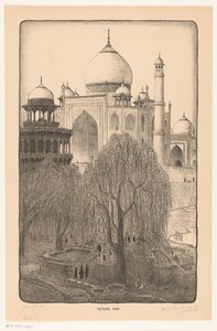 Taj Mahal, Agra (oryginalny tytuł na obiekcie)
