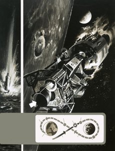 Misja Apollo 13 autorstwa Wilf (20th century) Hardy
