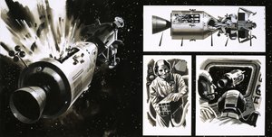 Misja Apollo 13 autorstwa Wilf (20th century) Hardy