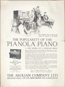 Eolska Firma Pianolas, lata 20.